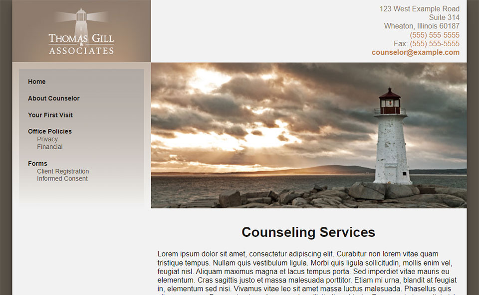 Counseling Services Website